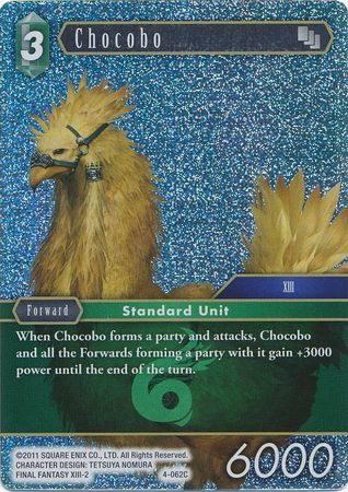 Chocobo 4 062C Common Foil Opus IV Collection Foil Singles Chocobo 4 062C Common Foil Opus IV Collection Foil Singles