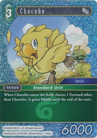 Chocobo 4 063C Common Foil Chocobo 4 063C Common Foil