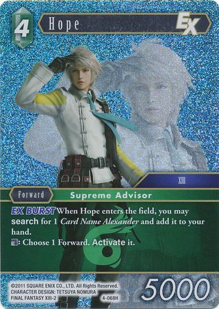 Hope EX 4 068H Hero Foil Hope EX 4 068H Hero Foil