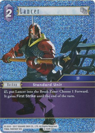 Lancer 4 104R Rare Foil Lancer 4 104R Rare Foil