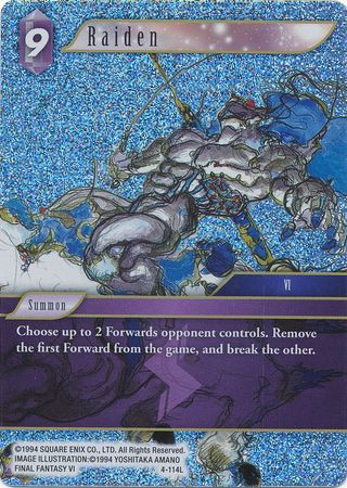 Raiden 4 114L Legend Foil Opus IV Collection Foil Singles Raiden 4 114L Legend Foil Opus IV Collection Foil Singles