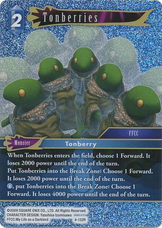 Tonberries 4 132R Rare Foil Opus IV Collection Foil Singles Tonberries 4 132R Rare Foil Opus IV Collection Foil Singles
