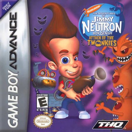 Jimmy Neutron Attack of the Twonkies Game Boy Advance Nintendo Game Boy Advance GBA Jimmy Neutron Attack of the Twonkies Game Boy Advance Nintendo Game Boy Advance GBA