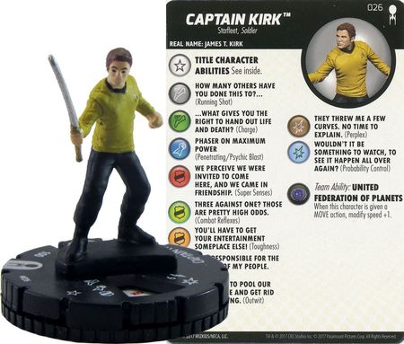 Scott #016 Uncommon figure w/card! Heroclix Star Trek Away Team set Mr 