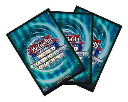 Yugioh Card Protector 100 Sleeves WORLD CHAMPIONSHIP QUALIFIER 2018 WCQ NEW