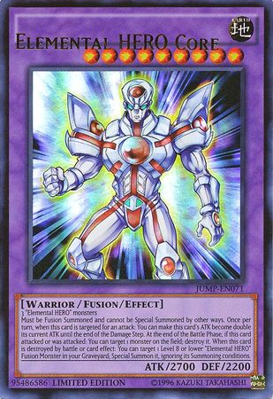 Elemental Hero Core (Misprint) JUMP-EN071 - Yugioh | TrollAndToad