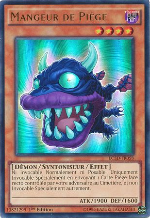 Mangeur de Piege LC5D FR058 Ultra Rare 1st Edition French Yugioh Cards Mangeur de Piege LC5D FR058 Ultra Rare 1st Edition French Yugioh Cards
