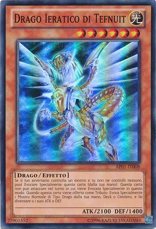Drago Leratico di Tefnuit AP01 IT008 Super Rare 1st Edition Italian Yugioh Cards Drago Leratico di Tefnuit AP01 IT008 Super Rare 1st Edition Italian Yugioh Cards