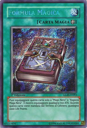 Formula Magica GLAS IT093 Secret Rare 1st Edition Formula Magica GLAS IT093 Secret Rare 1st Edition