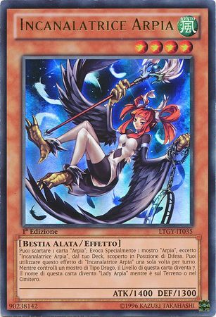 Incanalatrice Arpia LTGY IT035 Ultra Rare 1st Edition Italian Yugioh Cards Incanalatrice Arpia LTGY IT035 Ultra Rare 1st Edition Italian Yugioh Cards