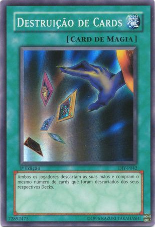 Destruicao de Cards DIY P042 Super Rare Destruicao de Cards DIY P042 Super Rare