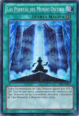 Las Puertas del Mundo Oscuro AP01 SP013 Super Rare Spanish Yugioh Cards Las Puertas del Mundo Oscuro AP01 SP013 Super Rare Spanish Yugioh Cards