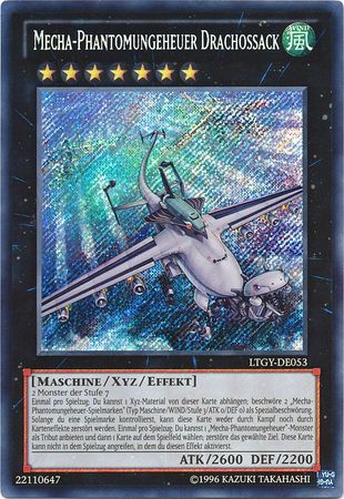 Mecha Phantomungeheuer Drachossack LTGY DE053 Secret Rare Unlimited German Yugioh Cards Mecha Phantomungeheuer Drachossack LTGY DE053 Secret Rare Unlimited German Yugioh Cards