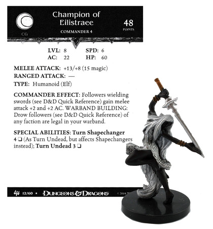 D&D Dungeons & Dragons Archfiends Graycloak Ranger with card 16/60 