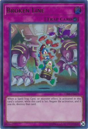 Broken Line CIBR EN079 Ultra Rare Unlimited Broken Line CIBR EN079 Ultra Rare Unlimited