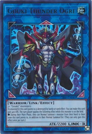 Gouki Thunder Ogre CIBR EN045 Ultra Rare Unlimited Circuit Break Unlimited Edition Singles Gouki Thunder Ogre CIBR EN045 Ultra Rare Unlimited Circuit Break Unlimited Edition Singles
