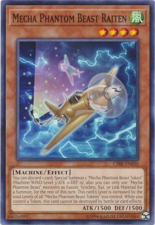 Mecha Phantom Beast Raiten CIBR EN030 Common Unlimited Circuit Break Unlimited Edition Singles Mecha Phantom Beast Raiten CIBR EN030 Common Unlimited Circuit Break Unlimited Edition Singles