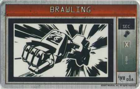 Brawling G 008 11 Pts Mechwarrior Solaris VII Brawling G 008 11 Pts Mechwarrior Solaris VII