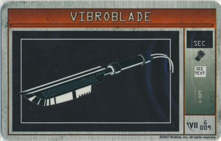 Vibroblade G 009 21 Pts Mechwarrior Solaris VII Vibroblade G 009 21 Pts Mechwarrior Solaris VII