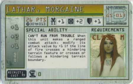 Lathar Morgaine GS 013 26 Pts Mechwarrior Solaris VII Lathar Morgaine GS 013 26 Pts Mechwarrior Solaris VII