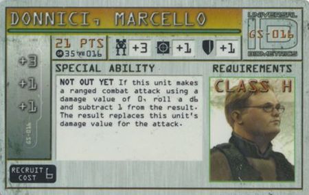 Donnici Marcello GS 016 21 Pts Mechwarrior Solaris VII Donnici Marcello GS 016 21 Pts Mechwarrior Solaris VII