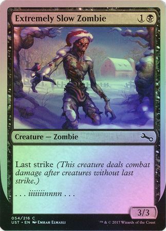 Extremely Slow Zombie D Winter Foil Unstable Foil Singles Extremely Slow Zombie D Winter Foil Unstable Foil Singles