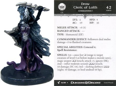 Drow Cleric of Lolth 61 Harbinger D D Miniatures Harbinger D D Drow Cleric of Lolth 61 Harbinger D D Miniatures Harbinger D D