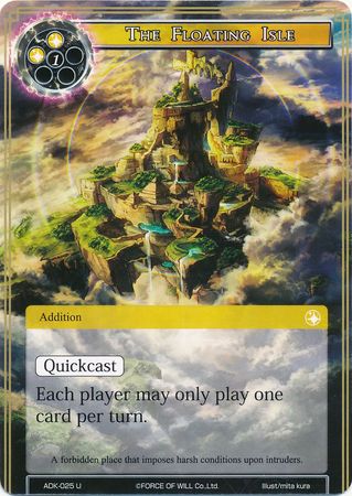 The Floating Isle ADK 025 Uncommon Force of Will Advent of the Demon King Singles The Floating Isle ADK 025 Uncommon Force of Will Advent of the Demon King Singles