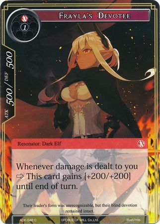 Frayla s Devotee ADK 046 Common Force of Will Advent of the Demon King Singles Frayla s Devotee ADK 046 Common Force of Will Advent of the Demon King Singles