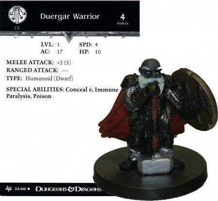 Duergar Warrior 32 Archfiends D D Miniatures Archfiends D D Duergar Warrior 32 Archfiends D D Miniatures Archfiends D D