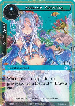 Mermaid Visionary ADK 074 Common Force of Will Advent of the Demon King Singles Mermaid Visionary ADK 074 Common Force of Will Advent of the Demon King Singles