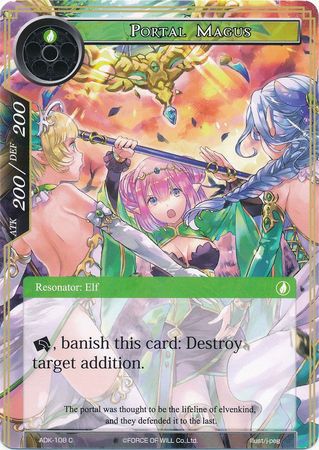 Portal Magus ADK 108 Common Force of Will Advent of the Demon King Singles Portal Magus ADK 108 Common Force of Will Advent of the Demon King Singles
