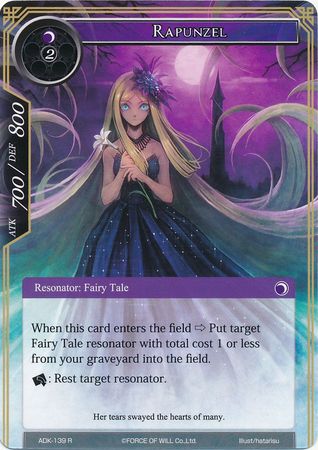 Rapunzel ADK 139 Rare Force of Will Advent of the Demon King Singles Rapunzel ADK 139 Rare Force of Will Advent of the Demon King Singles