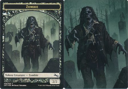 Zombie Token Foil 009 UST Unstable Singles Zombie Token Foil 009 UST Unstable Singles
