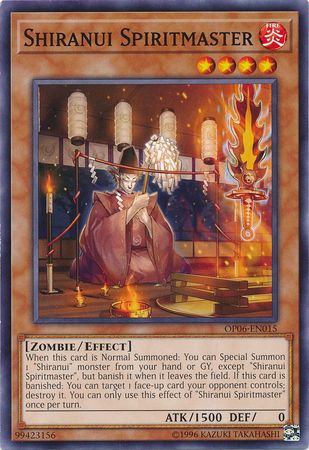 Shiranui Spiritmaster OP06 EN015 Common OTS Tournament Pack 6 OP06 Shiranui Spiritmaster OP06 EN015 Common OTS Tournament Pack 6 OP06