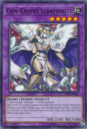 Gem Knight Seraphinite OP06 EN026 Common OTS Tournament Pack 6 OP06 Gem Knight Seraphinite OP06 EN026 Common OTS Tournament Pack 6 OP06