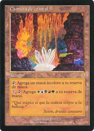 Cantera de cristal Crystal Quarry Odyssey Spanish Cantera de cristal Crystal Quarry Odyssey Spanish