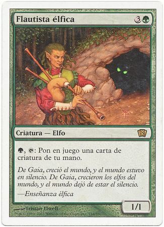 Flautista elfica Elvish Piper MTG 8th Edition Spanish Eighth Edition Spanish Singles Flautista elfica Elvish Piper MTG 8th Edition Spanish Eighth Edition Spanish Singles