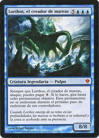 Lorthos el creador de mareas Lorthos the Tidemaker Zendikar Spanish Zendikar Spanish Singles Lorthos el creador de mareas Lorthos the Tidemaker Zendikar Spanish Zendikar Spanish Singles