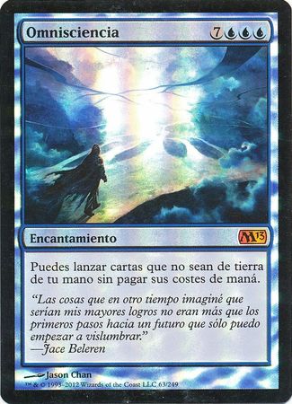 Omnisciencia Omniscience M13 Foil Spanish Omnisciencia Omniscience M13 Foil Spanish