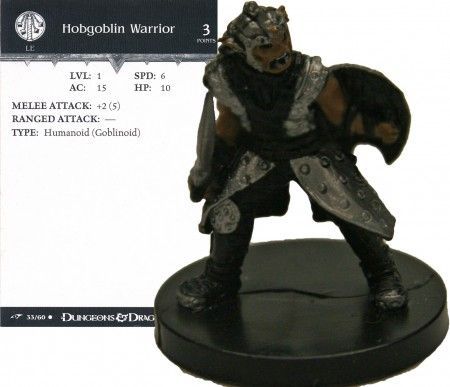D&D Dungeons & Dragons Angelfire Hobgoblin Impaler with card 42/60 