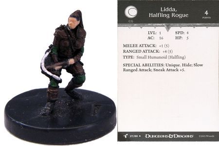 Lidda Halfling Rogue 27 Harbinger D D Miniatures Harbinger D D 