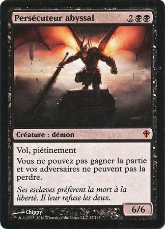 Persecuteur abyssal Abyssal Persecutor Worldwake French Persecuteur abyssal Abyssal Persecutor Worldwake French