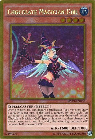 Chocolate Magician Girl MVP1 ENG52 Gold Rare Unlimited Chocolate Magician Girl MVP1 ENG52 Gold Rare Unlimited