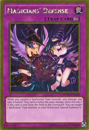 Magicians Defense MVP1 ENG28 Gold Rare Unlimited Magicians Defense MVP1 ENG28 Gold Rare Unlimited