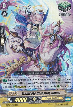 Eradicate Celestial Raviel G BT13 015EN Double Rare RR Eradicate Celestial Raviel G BT13 015EN Double Rare RR