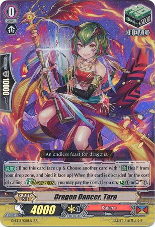 Dragon Dancer Tara G BT13 018EN Double Rare RR Dragon Dancer Tara G BT13 018EN Double Rare RR