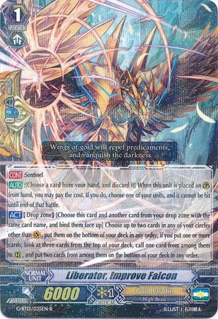 Liberator Improve Falcon G BT13 035EN Rare R Liberator Improve Falcon G BT13 035EN Rare R