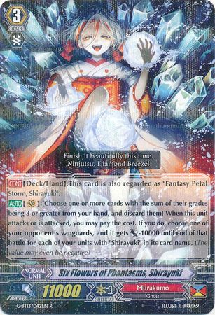 Six Flowers of Phantasms Shirayuki G BT13 042EN Rare R Six Flowers of Phantasms Shirayuki G BT13 042EN Rare R