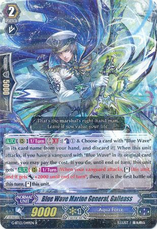 Blue Wave Marine General Galleass G BT13 049EN Rare R Blue Wave Marine General Galleass G BT13 049EN Rare R